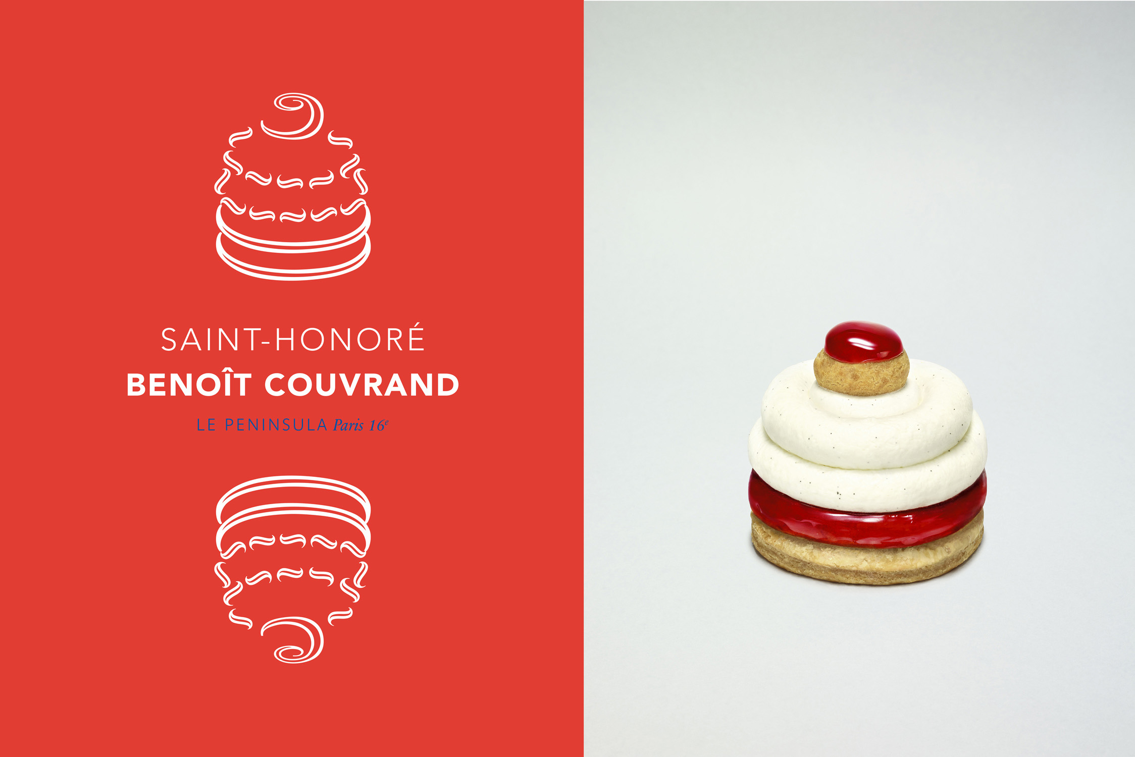 religieuse à la crème et aux fruits rouges La Crème de la Crème